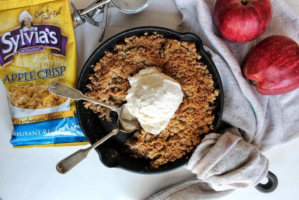 Skillet Apple Crisp &ndash; Sylvia's Soul Food Brand