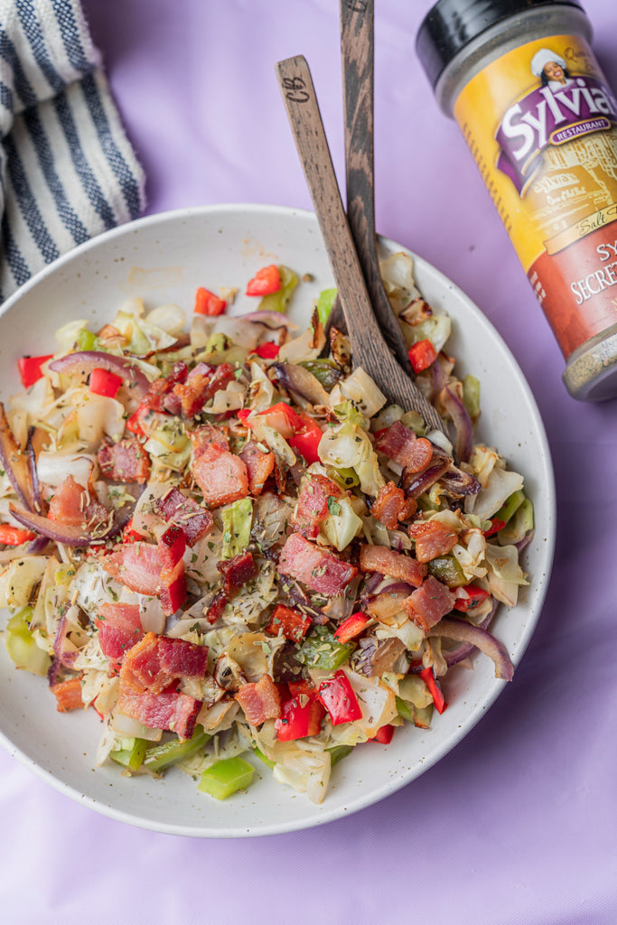 Southern Fried Cabbage with Bacon – Sylvia's Soul Food Brand