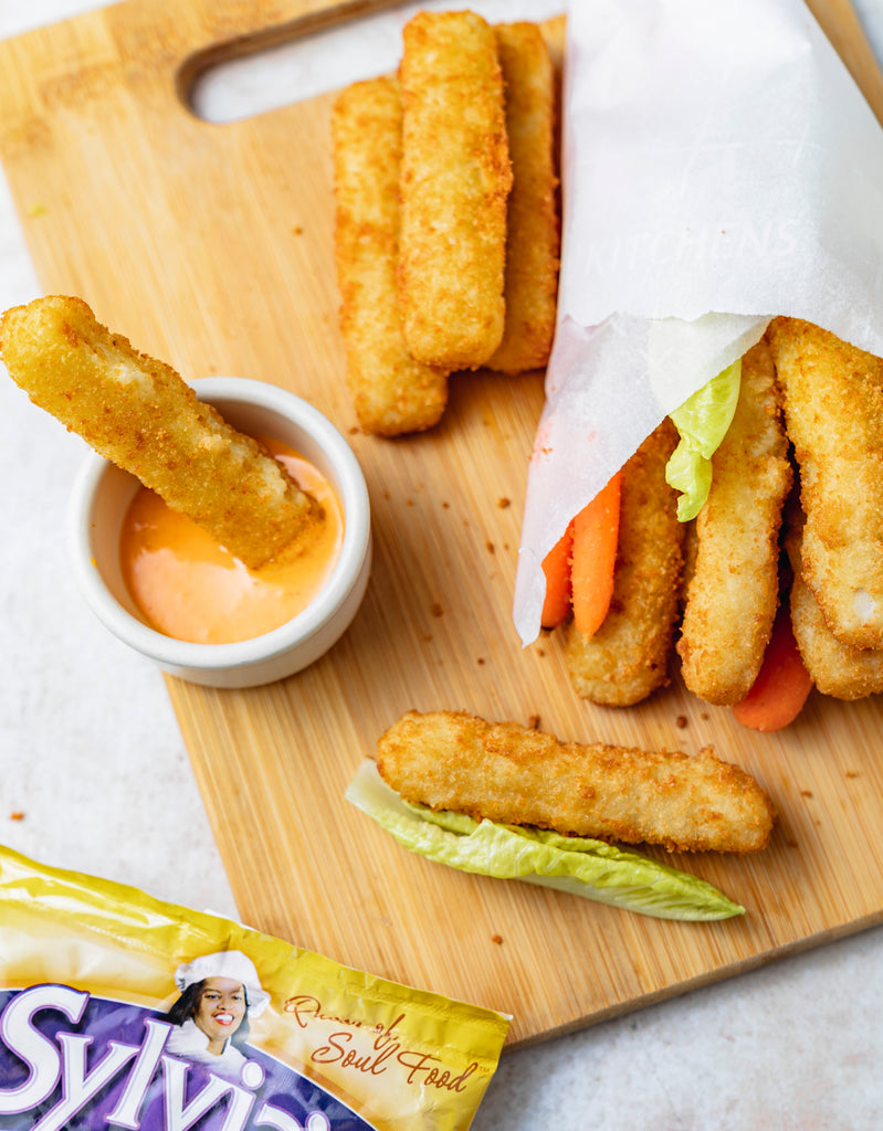 Parmesan Fish Sticks – Sylvia's Soul Food Brand
