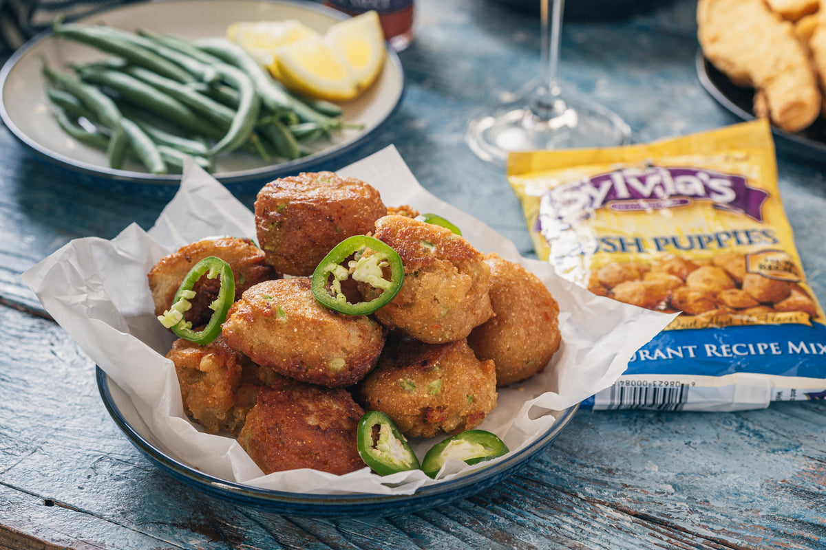 Sylvia's Shrimp Hush Puppies
