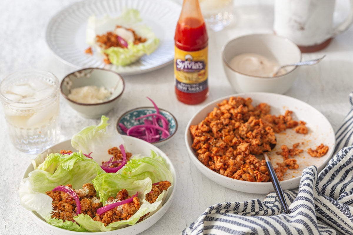 Buffalo Chicken Lettuce Wrap