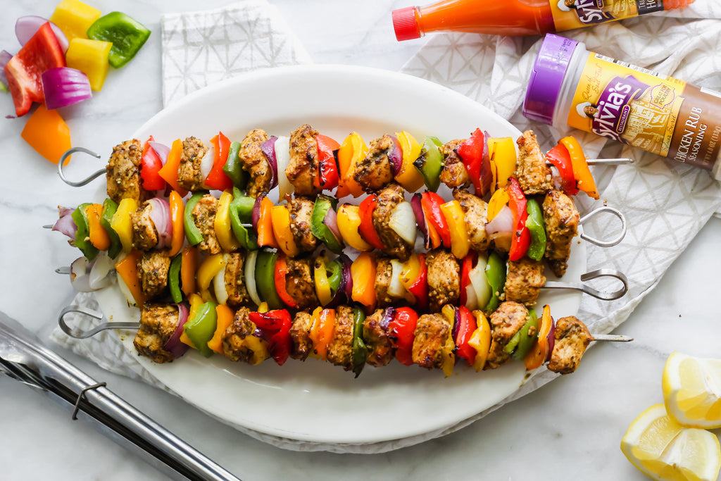 Spicy Grilled Chicken Kabobs – Sylvia's Soul Food Brand
