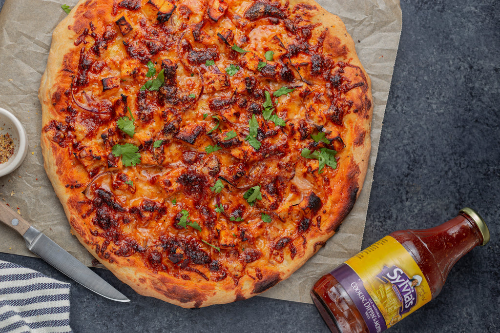 BBQ Chicken Pizza – Sylvia's Soul Food Brand