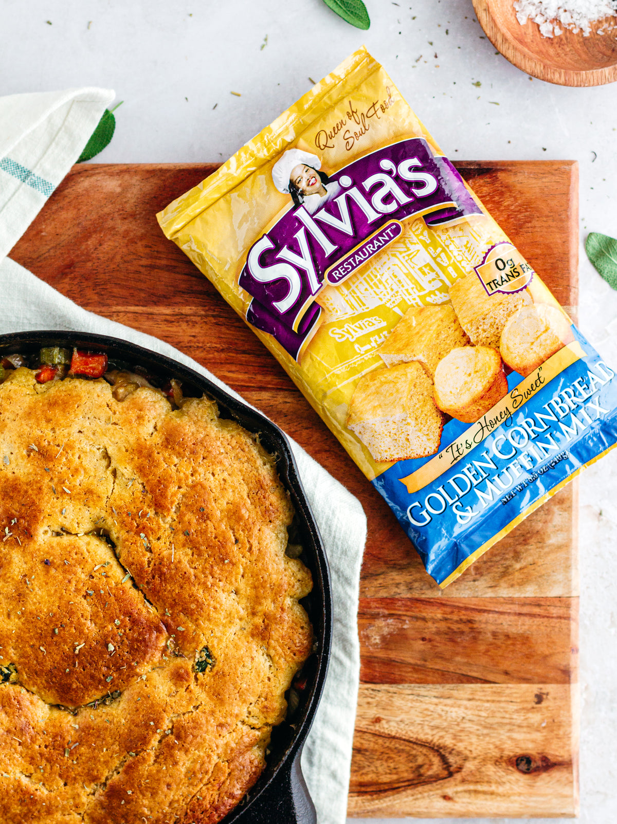 Cornbread Turkey Pot Pie