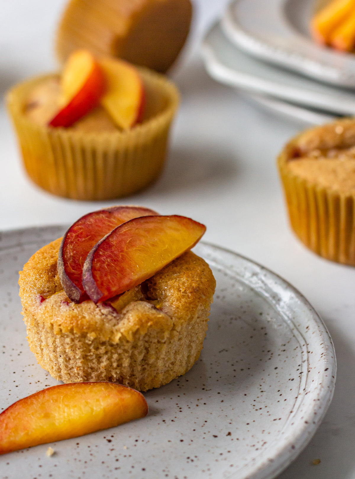 Miniature Peach Cobblers