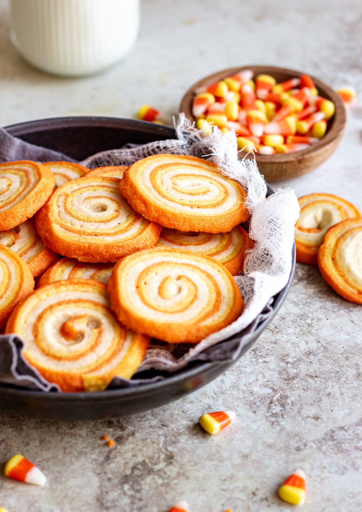 Candy Corn Swirl Cookies