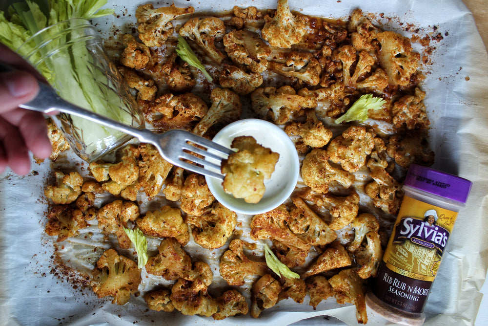 Sweet and Spicy Roasted Cauliflower Bites