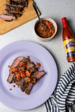 Tri-Tip Steak with Kickin’ Hot, Hot Sauce