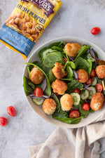 Hush Puppy Panzanella Salad