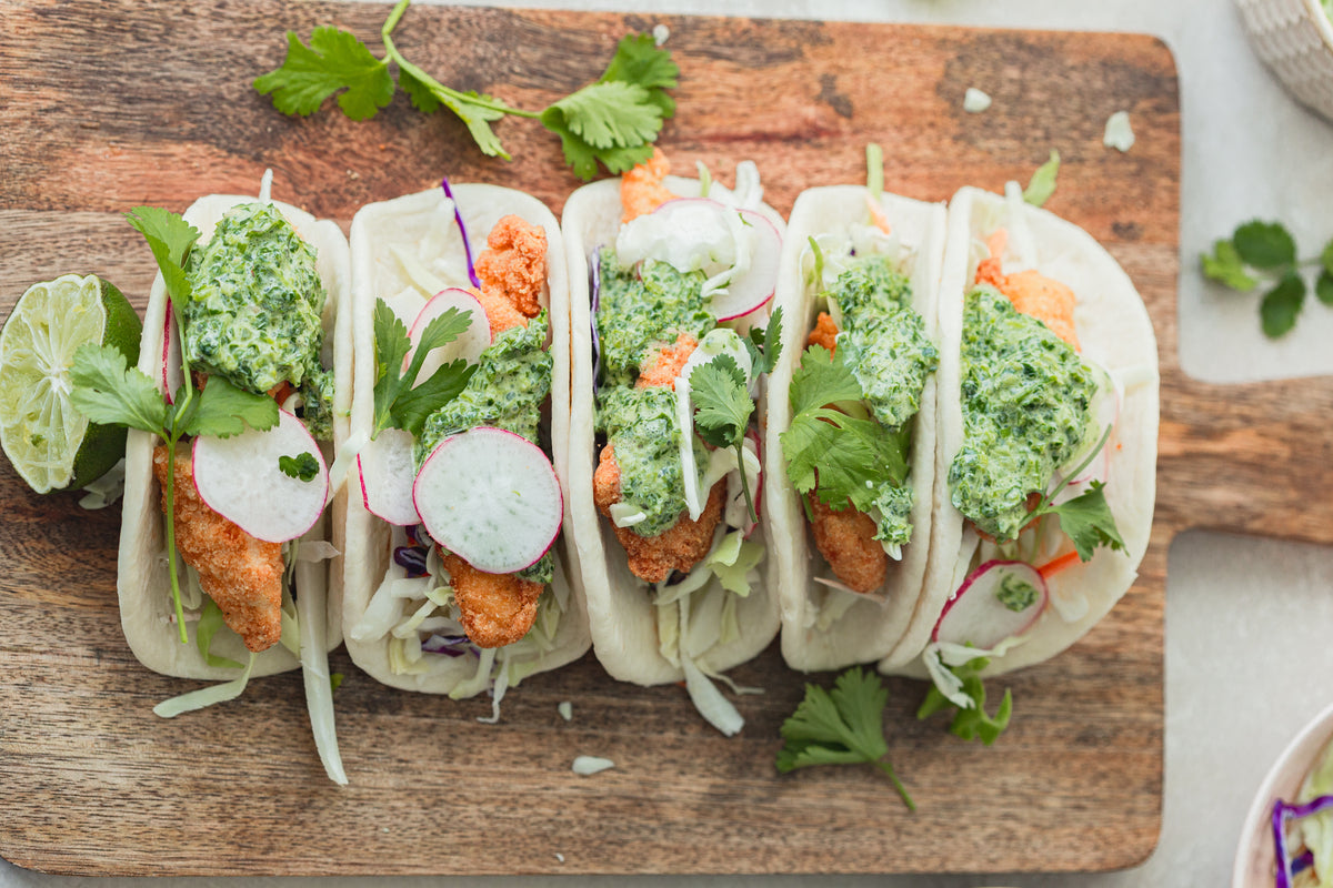 Fried Chicken Tacos
